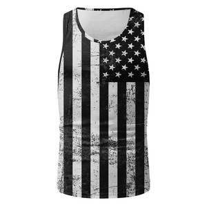 Cotton Sports Tank <b>Top</b> Custom Blank Oversized Breathable Quick Dry High Quality O-Neck <b>Baggy</b> <b>Gym</b> Men Tank <b>Top</b> - Product Image 1