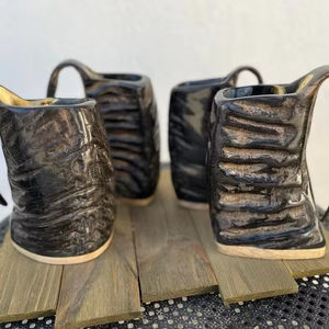 Divit Authentique Médiéval Capacité de 24oz Jarl Poli Véritable Viking Corne à boire Tasse Classique Noël Bière Tankard/Stein - Product Image 4