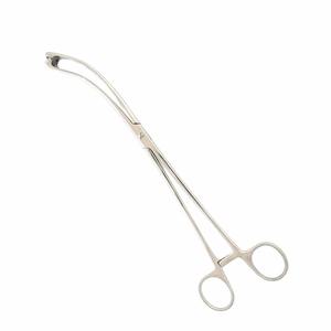 Pinces Vulsellum professionnelles de haute qualité, 26 cm, courbées manuellement, 3x3 dents, acier inoxydable, instrument chirurgical gynécologique - Product Image 4