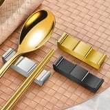 ช้อนส้อมโลหะที่สวยงามส่วนที่เหลือช้อนสำหรับห้องครัวบ้านโรงแรมร้านอาหารและงานแต่งงานใช้ตกแต่งโต๊ะ - Product Image 4