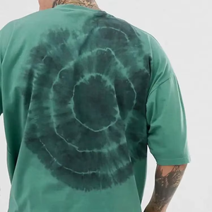 T-shirts pour hommes en coton surdimensionnés avec logo personnalisé, tie-dye personnalisé, vêtements d'été tendance, t-shirts pour hommes - Product Image 4