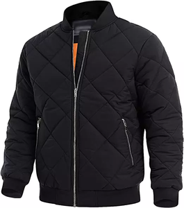 Chaqueta transpirable de alta calidad para hombre, chaqueta acolchada de manga completa, sistema de cremallera, chaqueta de ajuste Regular para hombre - Product Image 6