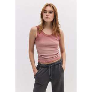 Body de Estilo Casual con Lavado al Aceite, Sin Mangas, con Logotipo en la Parte Delantera - Product Image 1