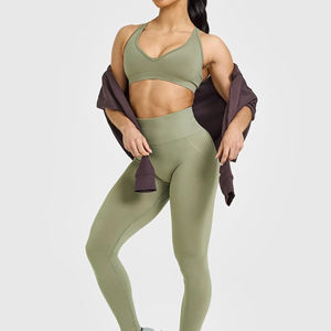 Legging de yoga et de fitness taille haute personnalisé OEM Leggings de yoga formels de haute qualité à taille élastique pour femmes - Product Image 4