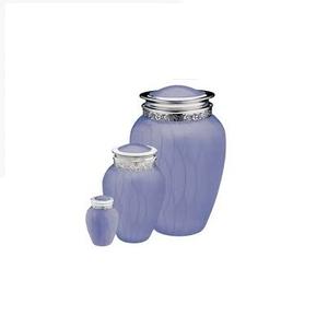 Mini urnas de recuerdo de cremación para cenizas humanas, urnas pequeñas de Color corazón azul con estuche Premium, urnas de cremación hechas a mano para cenizas - Product Image 4