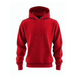 Pull à capuche à manches longues pour hommes Taille moyenne Coton Pull léger Sweat à capuche en polaire Coton doux - Product Image 5