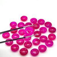 Perles de chalcédoine rose vif en forme de beignet, 12 mm, lisses, sculptées, fournitures pour la fabrication de bijoux