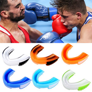 Profesional logotipo personalizado silicona EVA protector bucal boxeo artes marciales MMA entrenamiento y partido protectores bucales - Product Image 2