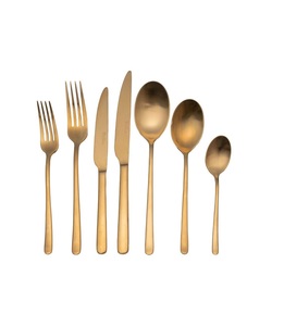 Nouvelle arrivée luxueux ensemble de couverts en acier inoxydable fait à la main en gros de luxe couverts couverts hôtel vaisselle couverts en métal - Product Image 5