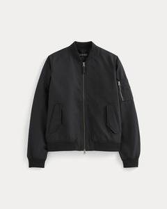 Nouvelle arrivée 2026, veste bomber en laine pour homme, sur mesure, OEM, haute qualité, coupe-vent, bouton en corne, streetwear, veste de vol - Product Image 2