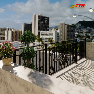 Panneaux de balustrade de balcon en métal Fournisseur du Vietnam Clôture de balcon en fer Ingrédients à 100 pour cent de la conception de balustrade de balcon du Vietnam - Product Image 4