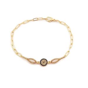 สร้อยข้อมือแฟชั่นทองเหลืองแท้มีเสน่ห์ - Product Image 1