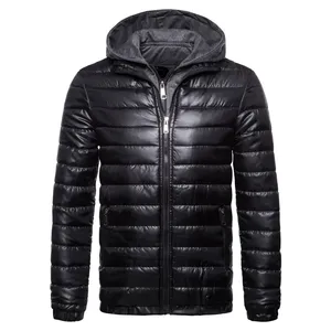 Veste matelassée à bulles pour hommes de qualité supérieure Veste d'hiver rembourrée Poids léger pour hommes Personnaliser la conception de logo Vente en gros - Product Image 4