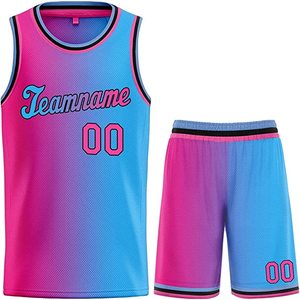 Trajes de baloncesto personalizados para hombre, camisetas espaciales, camisetas Jam, camiseta de baloncesto con nombre de equipo personalizado, película de sublimación, OEM - Product Image 3