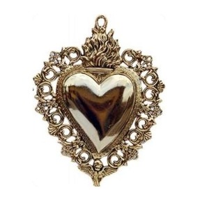 Elegante colgante de Metal decorativo corazón adornos de Navidad árbol colgante vacaciones festivo decoración del hogar Accesorios de regalo de fiesta - Product Image 1