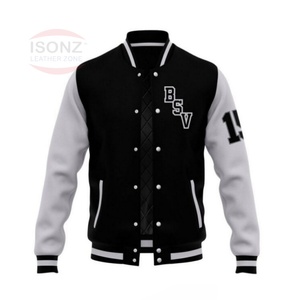 Chaqueta universitaria de satén para hombre, chaqueta de béisbol personalizada de estilo callejero para invierno - Product Image 1