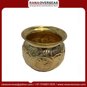 โลต้า/กาลาชทองเหลืองลายออมยอดนิยม สำหรับพิธีกรรมที่บ้าน วัด สำนักงาน และงานแต่งงาน ในราคาตลาด - Product Image 4