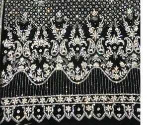 Modern Designer Unstitched Hand Embroidered Premium Silk <b>Suits</b> <b>Women</b> Indian Traditional Style Party Sun Protection - Product Image 3