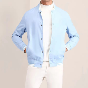 Wholesale Men's Professional Quality Slim Puffer Jacket Casual Custom Logo Outdoor Canvas Breathable Windproof - Product Image 4