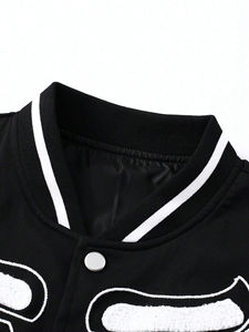 Letterman Jacket Chaqueta de béisbol bordada de chenilla personalizada de calidad superior University Letterman Jacket para hombres - Product Image 3