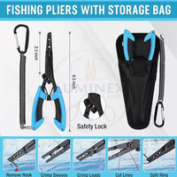 Ensemble d'outils de pêche à la mouche de qualité supérieure avec revêtement antirouille et kit de pêche à la mouche de haute qualité de conception compacte avec outils multifonctions