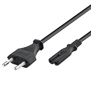 Cavo di alimentazione con spina Euro nera 1,5 m - Product Image 1