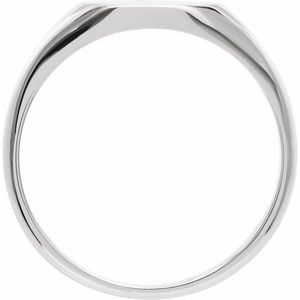 Trendy Vintage Signet <b>Ring</b> 18K Rose Gold Plated Geometric Inlay Claw Setting Christian <b>Ring</b> Jewelry for Children Adults - Product Image 2