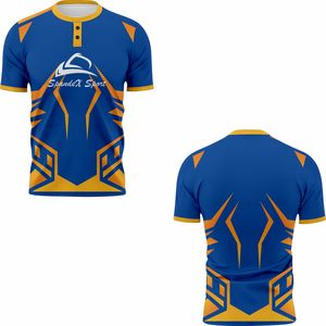 Vente en gros 2025 Nouvel arrivage 100% Polyester Mesh Baseball Jersey Respirant Logo personnalisé Chemise imprimée par sublimation - Product Image 3