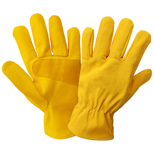 ถุงมือทำงานหนังแพะของผู้ชายราคาถูกทนทานต่อการฉีกขาดระบายอากาศได้ปลอดภัยสำหรับใช้งานกลางแจ้งและธุรกิจ - Product Image 6