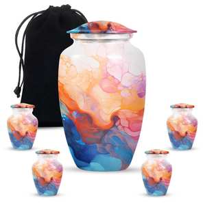 Vibrant Color Swirl Urn <b>for</b> Human <b>Ashes</b> Personalized Decorative <b>for</b> Adults <b>Ashes</b> <b>Keepsake</b> Memorial <b>Ashes</b> 1-200 Cubic Inch Urn - Product Image 4