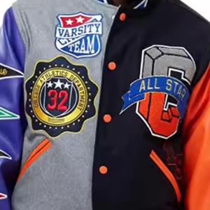 Chaquetas Varsity Nuevo Estilo Cuello Alto Todas las Tallas Colores Lana de Alta Calidad Antibacterianas para Hombre y Mujer - Product Image 4