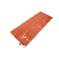 Matelas pneumatique orange, coussin de couchage gonflable