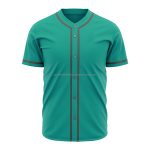 <b>Men's</b> Custom Logo Baseball & Softball Jerseys Wholesale Cheap Pakistan Style <b>Printed</b> Sportswear <b>Shirts</b> Breathable Features - Product Image 5