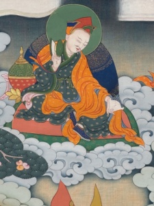 Thangka peint à la main : Guru Nyima <span class=keywords><strong>Ozer</strong></span> - Rayons du soleil - Product Image 4