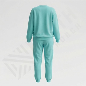 Conjunto Deportivo Transpirable de Invierno Personalizado para Mujer, Conjunto de 2 Piezas, Sudadera con Cuello Redondo, Traje para Correr, Ropa Deportiva Premium para Gimnasio - Product Image 2