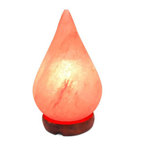 Sian Enterprises-La mejor lámpara de cristal de sal rosa del Himalaya cuidadosamente tallada a mano con cordón y bombilla en forma de lágrima - Product Image 4