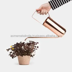 Regadera de metal elegante con mango, ideal para plantas de hogar y jardín, uso en interiores y exteriores, regadera de flores elegante - Product Image 4
