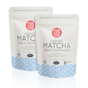 Green Tea Glossy Stand Up <b>Pouch</b> <b>with</b> <b>Zip</b> & Tear Notch - Heavy Duty Laminated, Food Grade, Bulk & Retail Packaging, Vietnam - Product Image 1