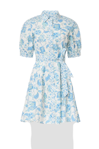 Haute sur demande soirée et rassemblement mode féminine robe bleue courte robe en satin unique disponible - Product Image 3