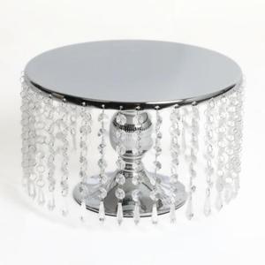 Support à gâteau en aluminium léger et durable avec bords décoratifs pour rehausser la beauté des tables à dessert lors d'événements - Product Image 3
