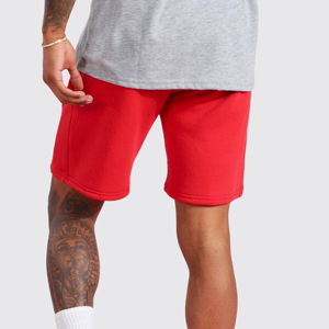 Pantalones cortos de sudor estampados transpirables de material de algodón 100% de secado rápido con logotipo personalizado de estilo informal para hombre - Product Image 3