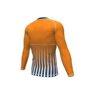 Nardon ropa al por mayor de alta calidad logotipo personalizado impreso sublimado niños hombres nadar Mma Bjj Rash Guard - Product Image 6