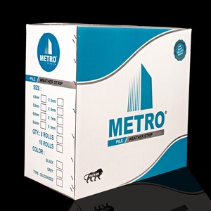 Burlete de Plástico Siliconado Resistente de 6.8*8*9-4P para Puertas y Ventanas, Accesorios para Garaje, Sellado de Aire, Tamaño Personalizado - Product Image 6