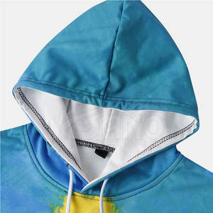 La mejor calidad personalizada sublimación Terry sudaderas con capucha nueva llegada de gran tamaño ropa de invierno largo buen Material con logotipo personalizado - Product Image 3