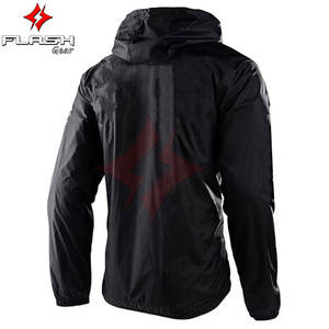 Chaqueta cortavientos de motocicleta de alta calidad a prueba de viento transpirable carreras Motocross logotipo personalizado Unisex todas las estaciones prendas de vestir exteriores - Product Image 4