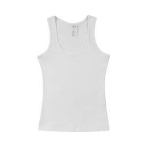 เสื้อกล้ามสตรีทไซส์พิเศษผ้าคอตตอนถักแขนกุดสำหรับผู้หญิงเสื้อผ้าแนวสตรีทไซส์ใหญ่พิเศษออกแบบได้ตามต้องการสำหรับฤดูร้อน - Product Image 4