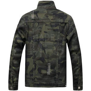 Chaqueta vaquera para hombre de algodón 100% al por mayor, estilo de calle transpirable con logotipo personalizado para uso al aire libre en invierno - Product Image 2