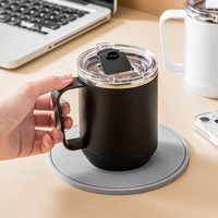 SD15 grande capacité tasse intelligente moderne contrôle de la température tasse électrique auto-chauffante en acier inoxydable pour cuisine à boire directe