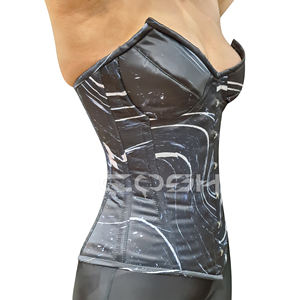 Corsé con Copas con Aros y Estampado de Mármol Sublimado, Fabricante OEM/ODM de Bustiers Reductores de Cintura de Pakistán - Product Image 5
