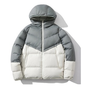 Chaquetas acolchadas de invierno para hombre, chaqueta de burbuja corta de secado rápido para mujer, chaquetas acolchadas cortavientos para mujer, OEM personalizado - Product Image 1